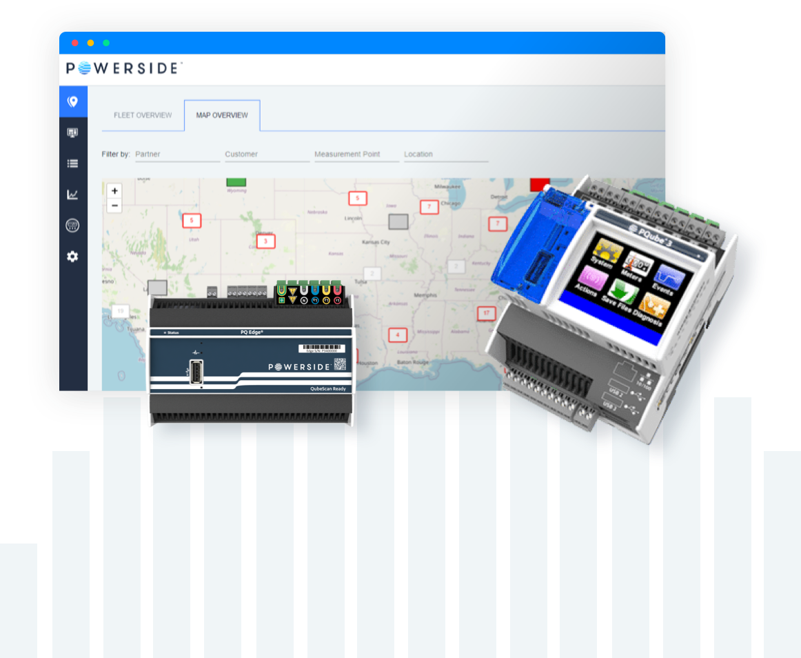 QubeScan power monitoring UI