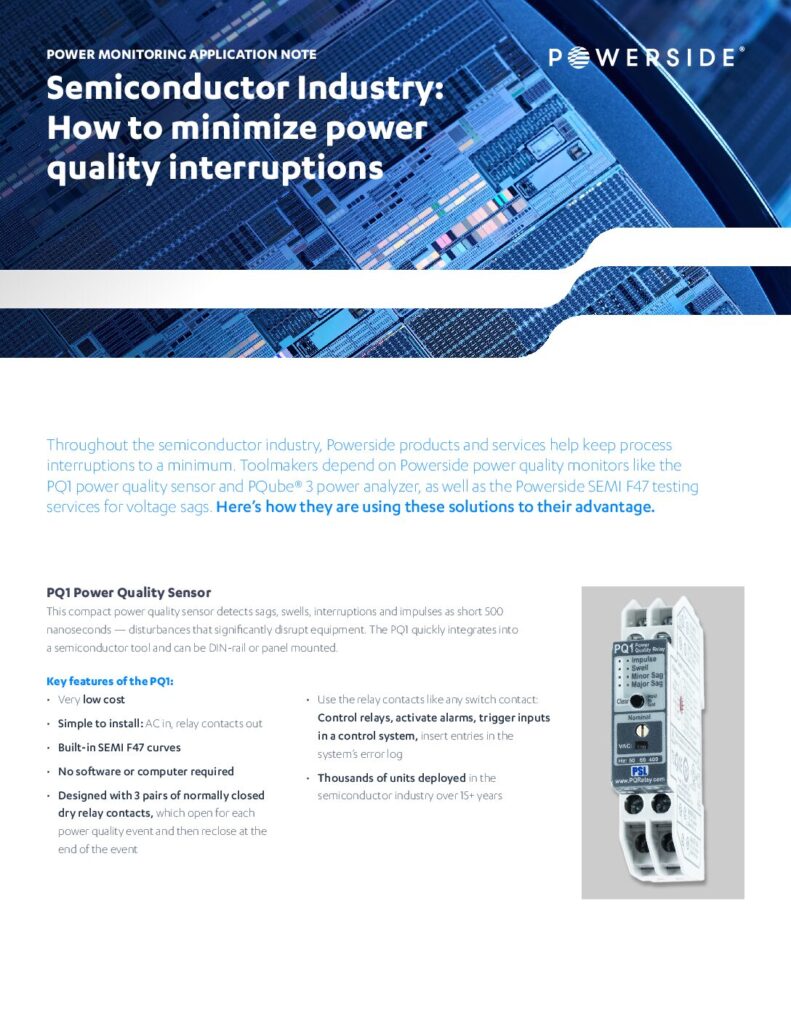 [Application Note] Semiconductor Industry: How to Minimize Power ...