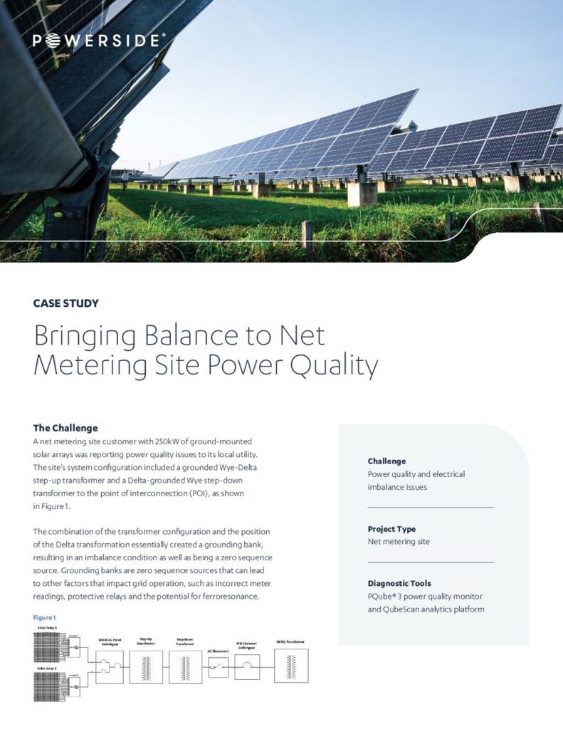 [Case Study] Bringing Balance to Net Metering Site Power Quality ...